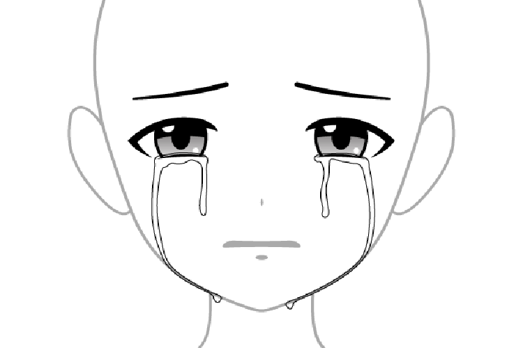 Những cách vẽ mắt anime đang khóc  QuanTriMangcom
