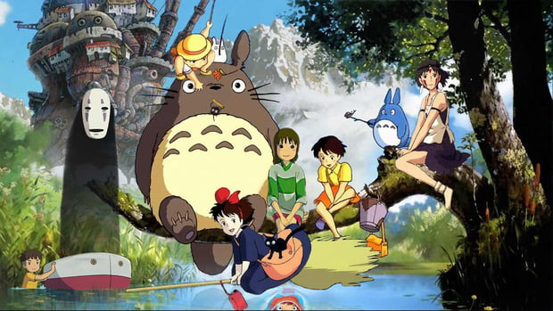 Ghibli Studio từ lâu đã là cái tên quen thuộc gắn liền với nhiều bộ anime (hoạt hình) nổi tiếng ở Nhật Bản. Nguồn: Boredpanda