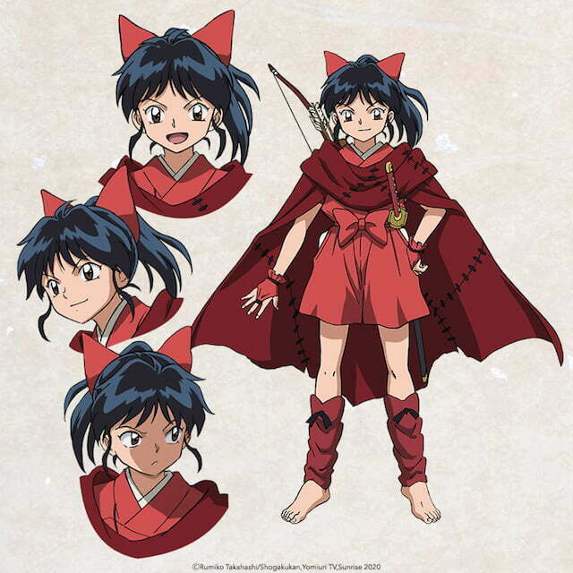 Azusa Tadokoro trong vai Moroha, con gái của Inuyasha và Kagome
