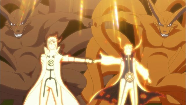 Tia Chớp Vàng Namikaze Minato cũng có trạng thái chakra Cửu Vĩ giống như Naruto