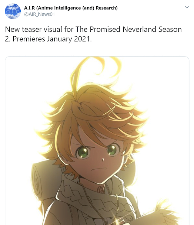 The Promised Neverland ss2: Thông báo về lịch phát hành của mùa 2