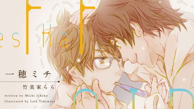 Light Novel đam mỹ Yes ka No ka Hanbun ka sẽ được chuyển thể thành Anime