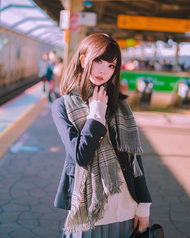 Thổn thức con tim với bộ ảnh Cosplay đồng phục nữ sinh Nhật Bản