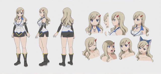 Thiết kế nhân vật Rebecca Bluegarden trong anime Edens Zero