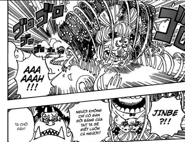 One Piece: Big Mom đe dọa sẽ lấy tính mạng của Jinbei