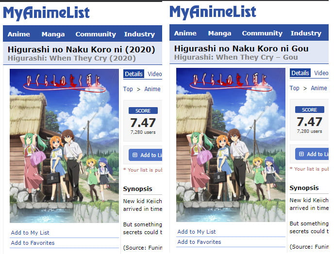 Anime Higurashi: When They Cry công bố tên mới khiến fan ngạc nhiên