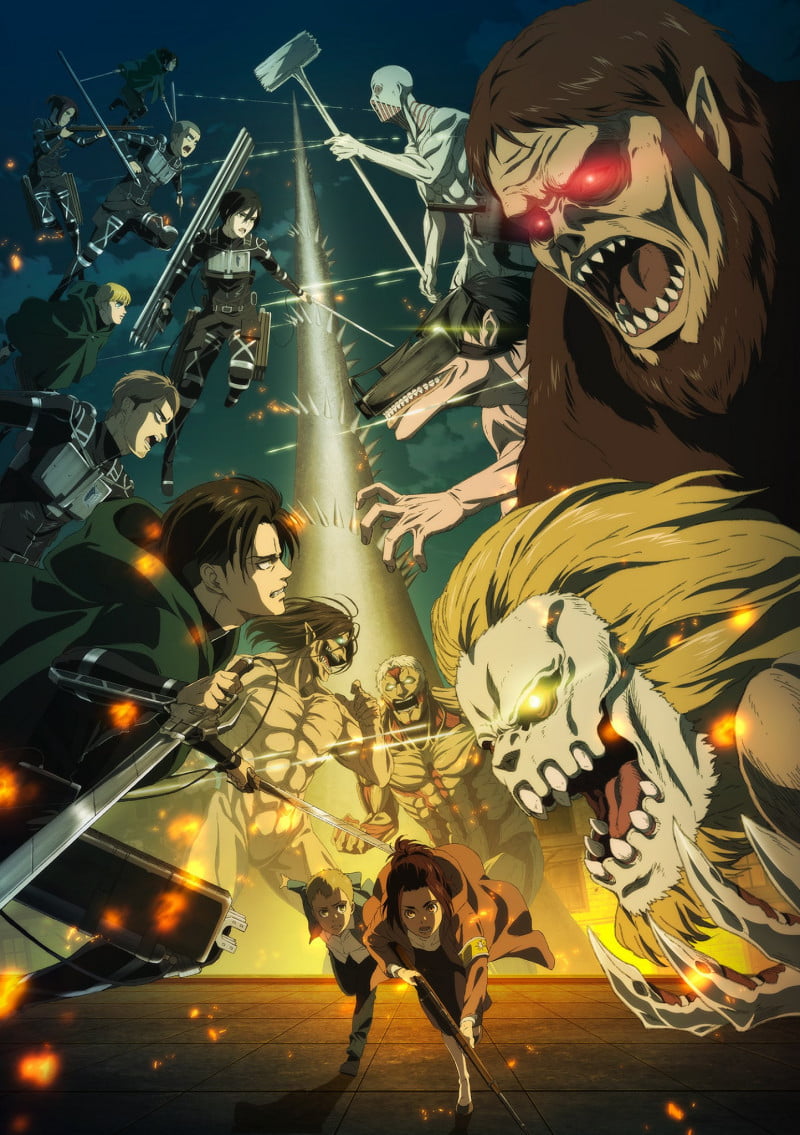 Anime Attack on Titan The Final Season sẽ kết thúc trong 16 tập