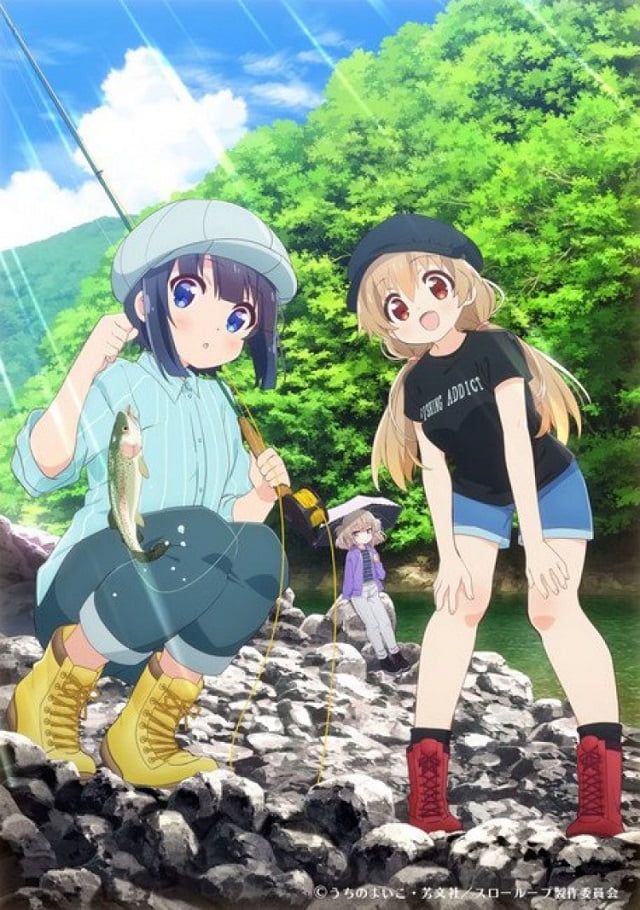 Anime Slow Loop Fishing tung trailer đầu tiên giới thiệu nhân vật