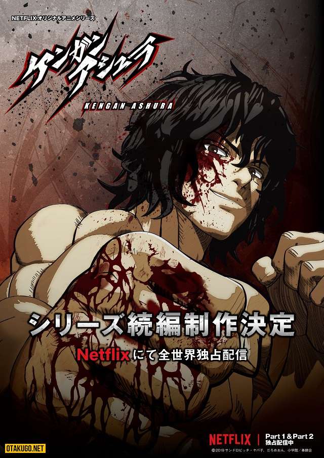 Anime Kengan Ashura Season 2 chính thức được công bố
