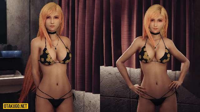 Lấy cảm hứng từ Anime, Tifa diện bikini cực kỳ bốc lửa trong Final Fantasy VII Remake