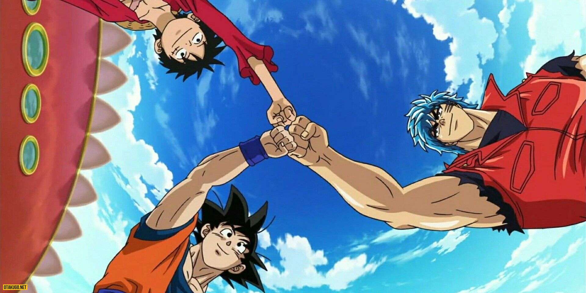 Tai sao Toriko x One Piece x DBZ Anime Crossover
