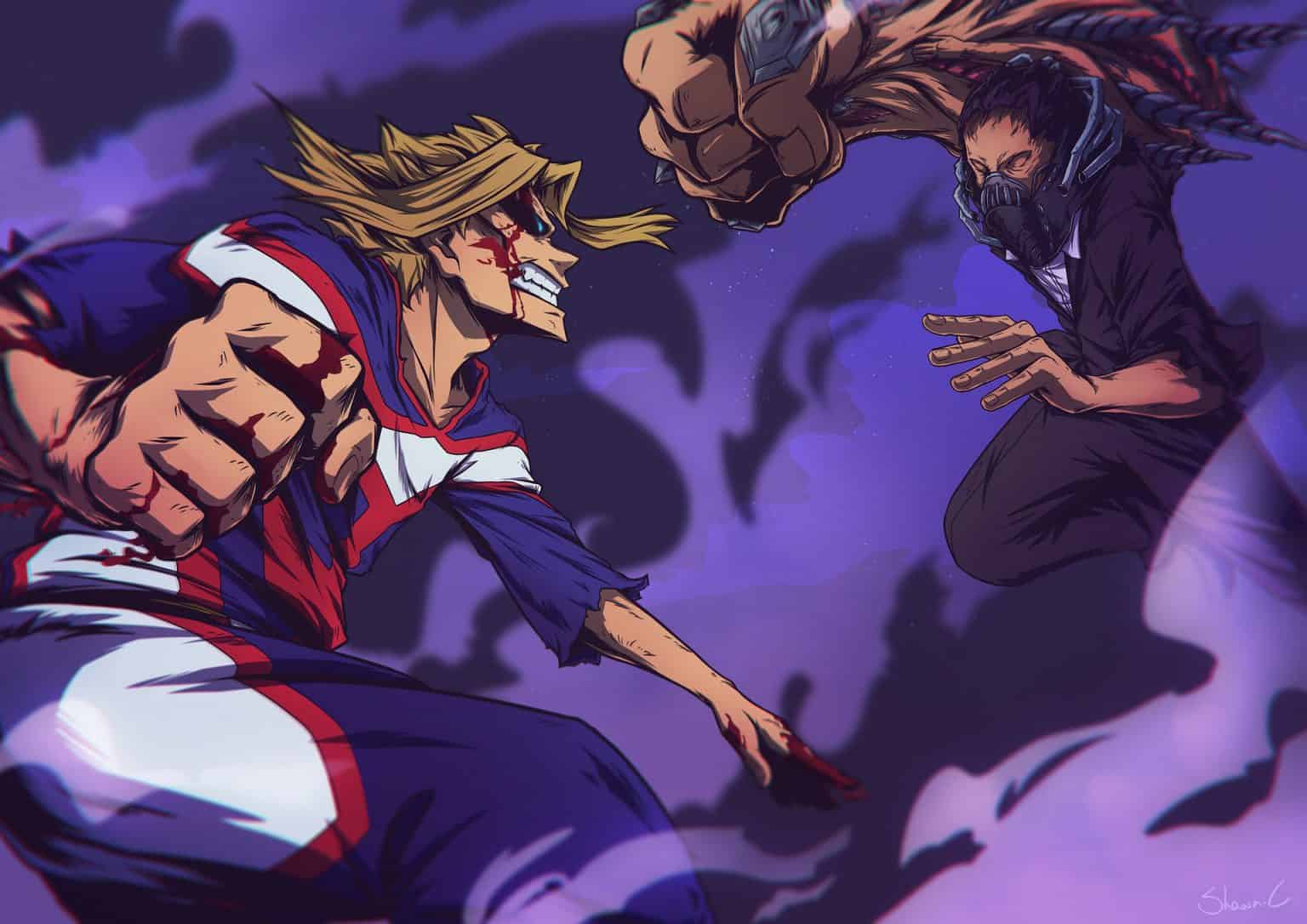 My Hero Academia Chapter 397: All Might Vs All For One tiếp tục!