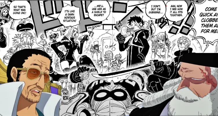 One Piece Chapter 1090: Kizaru Vs Straw Hats