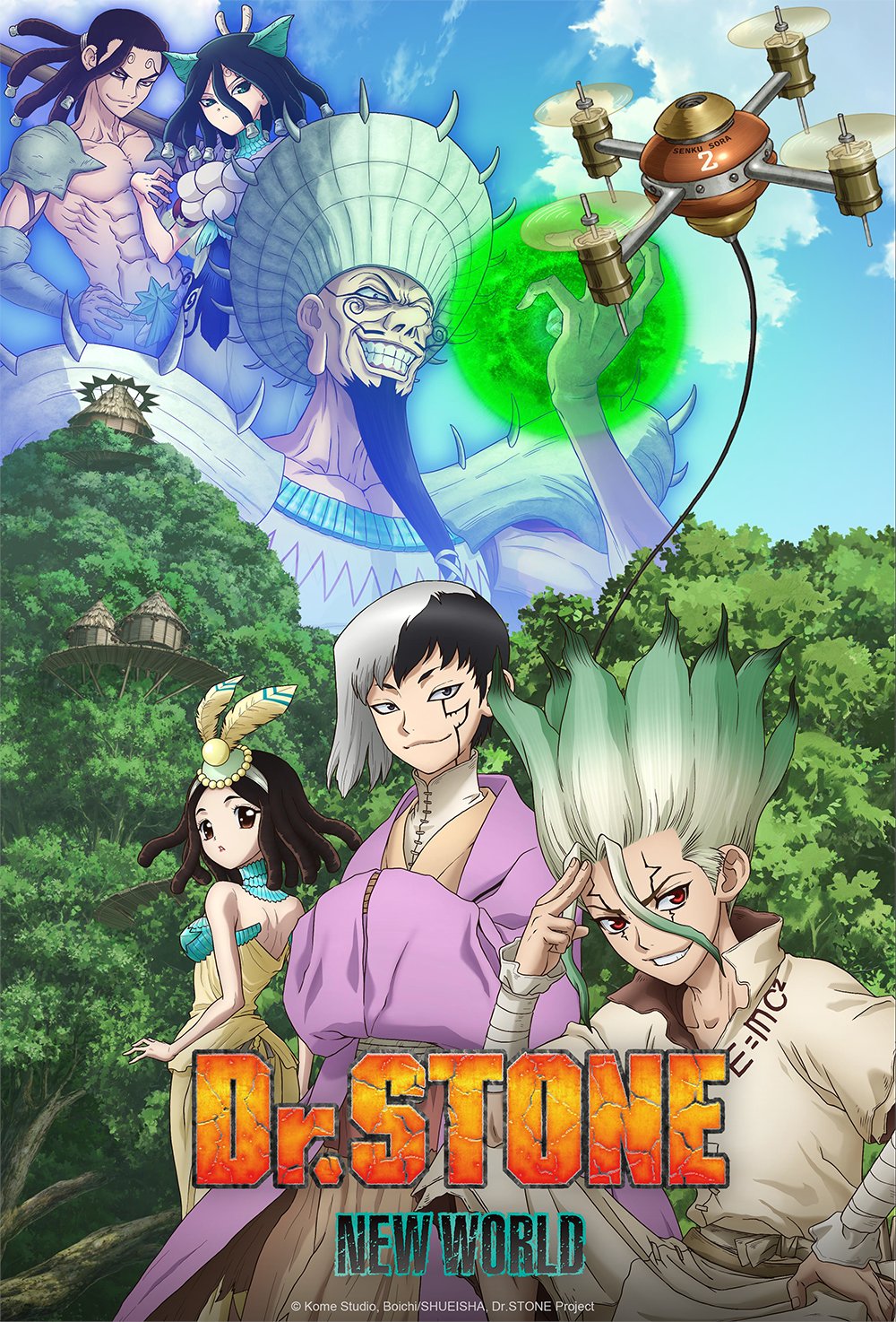 Dr Stone New World tiet lo hinh anh quan trong